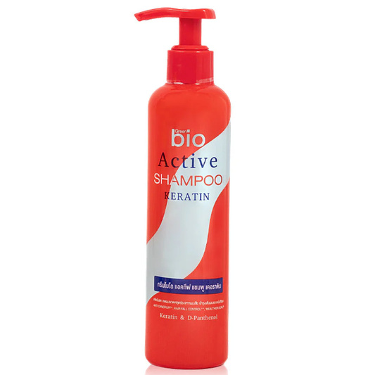 Green Bio Active Shampoo with Keratin 250ml - Strengthening & Nourishing Hair Treatment