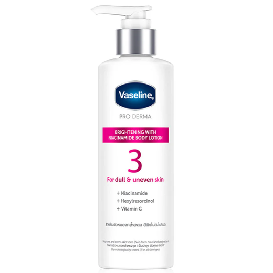 Vaseline - Pro Derma Brightening with Niacinamde Body Lotion No.3 250ml.