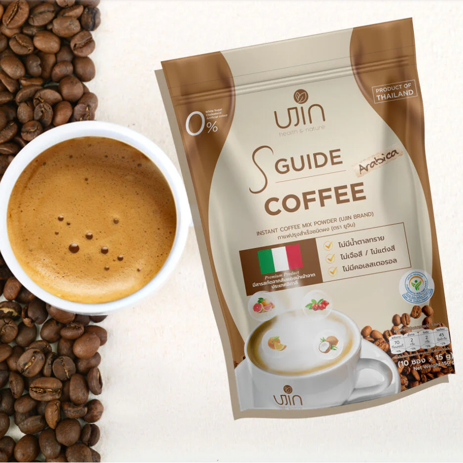 Ujin - S Guide Coffee Instant Coffee Mix Powder (15g. x 10 Sachets)