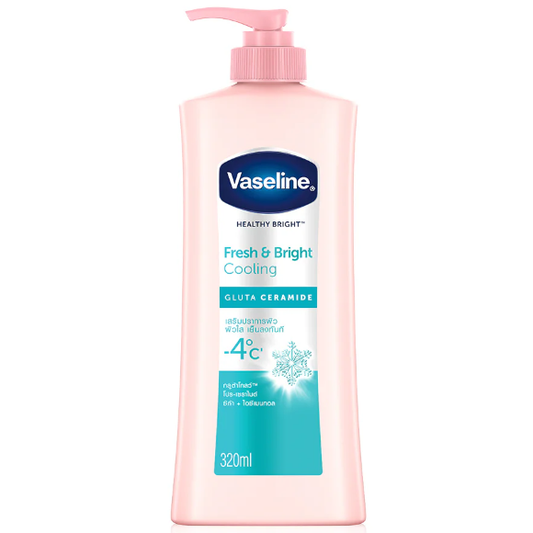 Vaseline Healthy Bright & Fresh Cooling Lotion 320ml - Nourish and Revitalize Skin