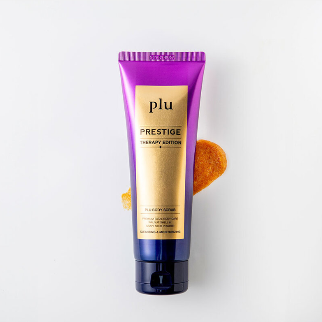 Plu Prestige Therapy Body Scrub 180g – Luxurious Exfoliation & Hydration