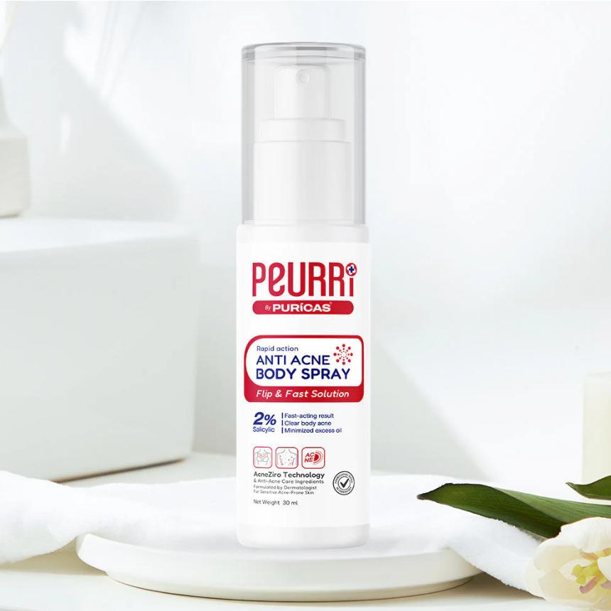 Peurri by Puricas Anti-Acne Body Spray - 30ml