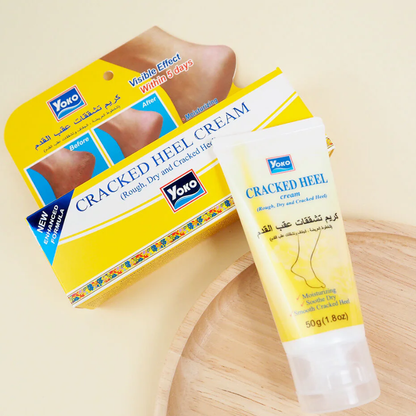 Yoko Cracked Heel Cream - 50g for Smooth, Healthy Feet