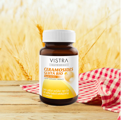 Vistra Nutribeau Ceramosides with Glutathione & Multi-Activ Complex - 30 Capsules