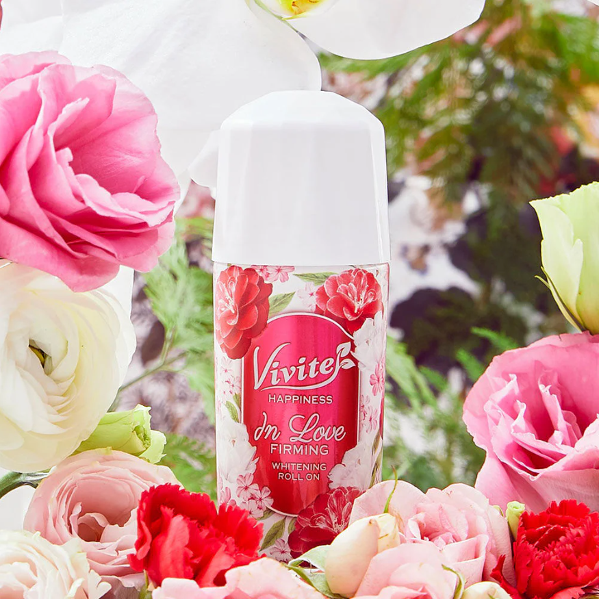 Vivite - Happiness In Love Roll-On Raffermissant et Blanchissant 40 ml (Lot de 2)