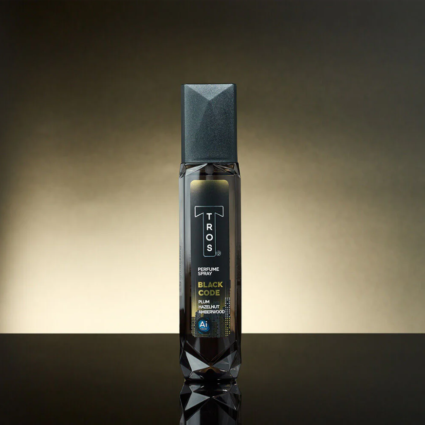 TROS Black Code Perfume Spray - 100ml | Long-lasting Fragrance