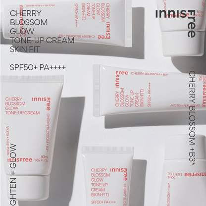 Innisfree Jeju Cherry Blossom Tone-Up Cream 50ml - Brightening & Hydrating