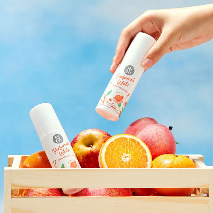 Ri en Perfumed White Fresh Fruity Deodorant 30ml – Long-Lasting, Natural & Gentle
