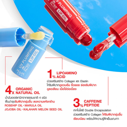 MizuMi - Clear UV Plumping Lip Oil 4g.