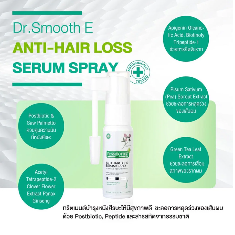 Smooth E Anti-Hair Loss Serum Spray 20ml – Nourish & Promote Thicker Hair