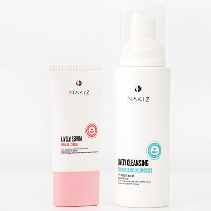 Nakiz Lively Cleansing Woman Mousse 80ml – Gentle Intimate Care