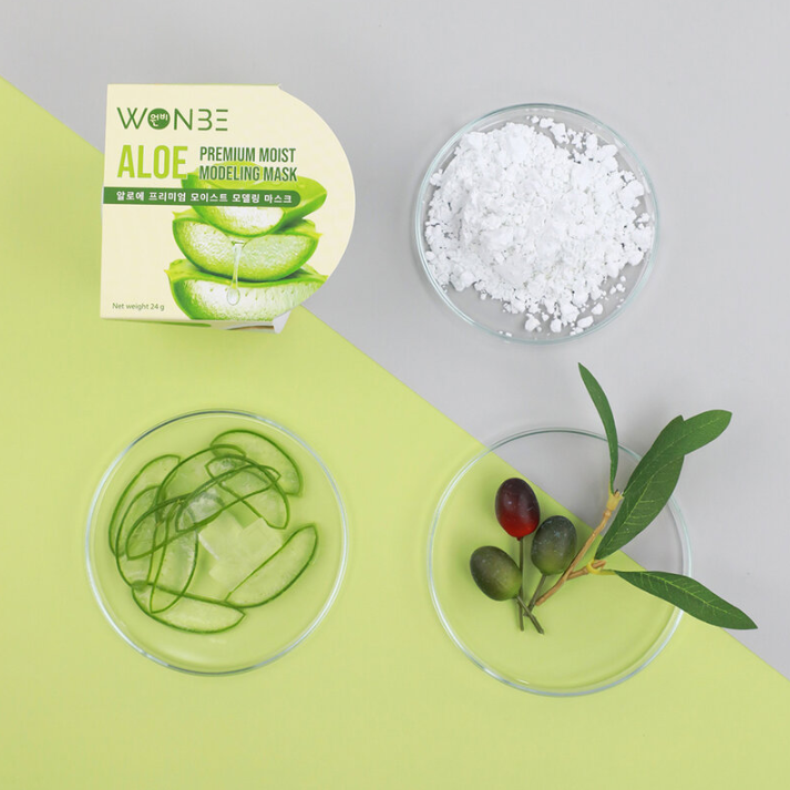 WONBE Aloe Premium Moisturizing Modeling Mask – 24g (Pack of 3)