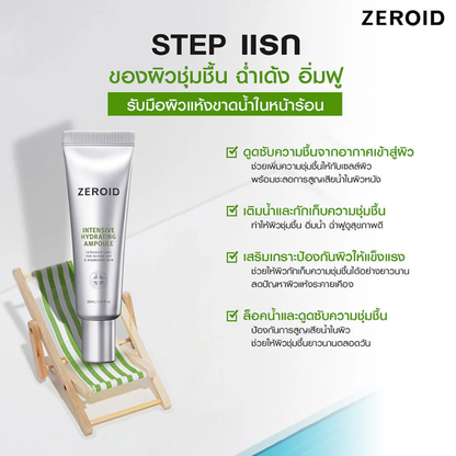 ZEROID Intensive Hydrating Ampoule 30ml - Deep Moisture & Skin Nourishment