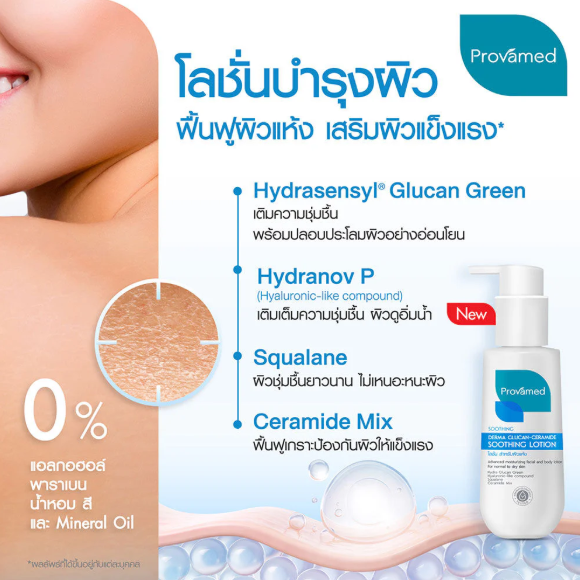 Provamed Derma Glucan-Ceramide Soothing Lotion 100ml – Gentle Skincare for Sensitive Skin