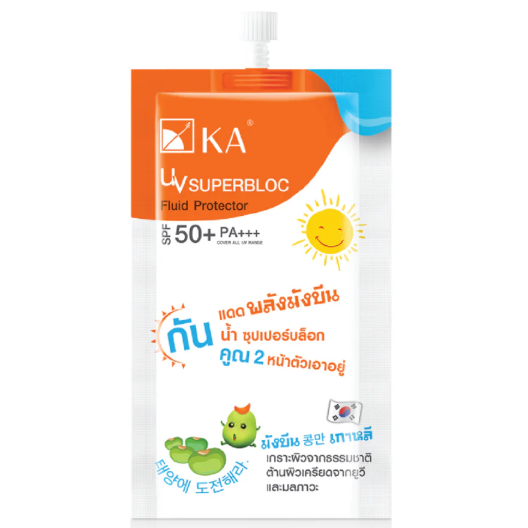 KA UV Superbloc Fluid Protector SPF50+ PA+++ - 10ml (Pack of 3)