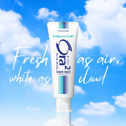 Ora2 Sunstar Stripe Paste MH Toothpaste 140g - Fresh, Whitening & Gentle Care