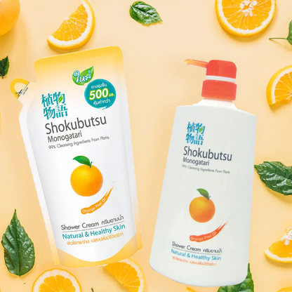 Shokubutsu Monogatari Bath Orange Peel Oil 500ml – Refreshing Body Care
