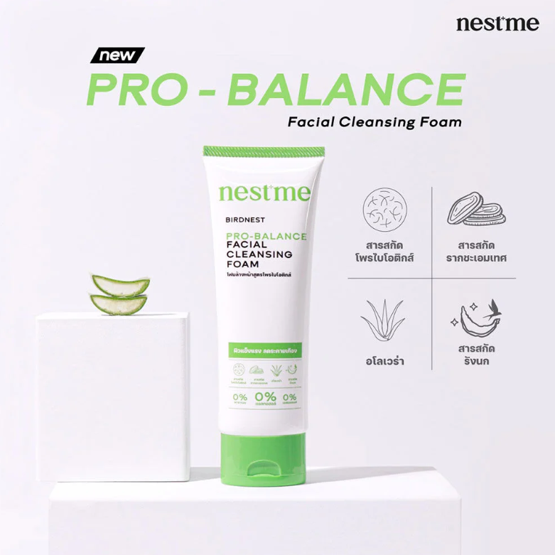Nestme Pro-Balance Facial Cleansing Foam 100ml - Gentle & Refreshing Cleanser