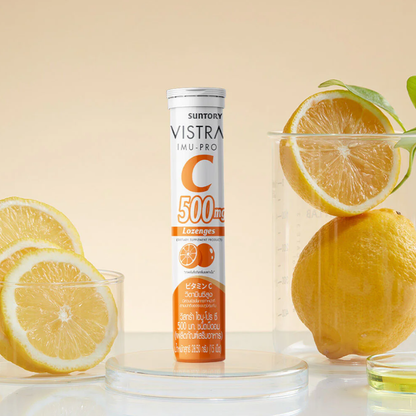 Vistra Imu-Pro Vitamin C Lozenges 500mg – Pack of 3 (15 Tablets Each)