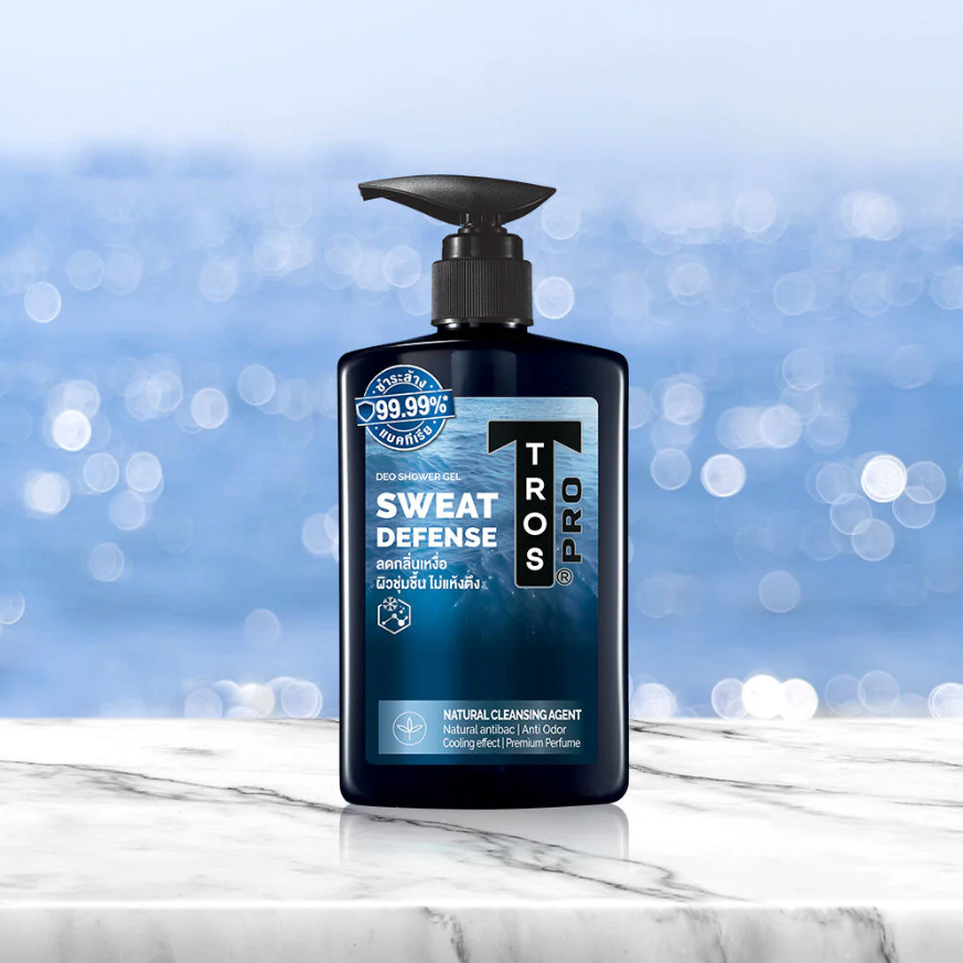 TROS Blue Pro Sweat Defense Deodorant Shower Gel 450ml