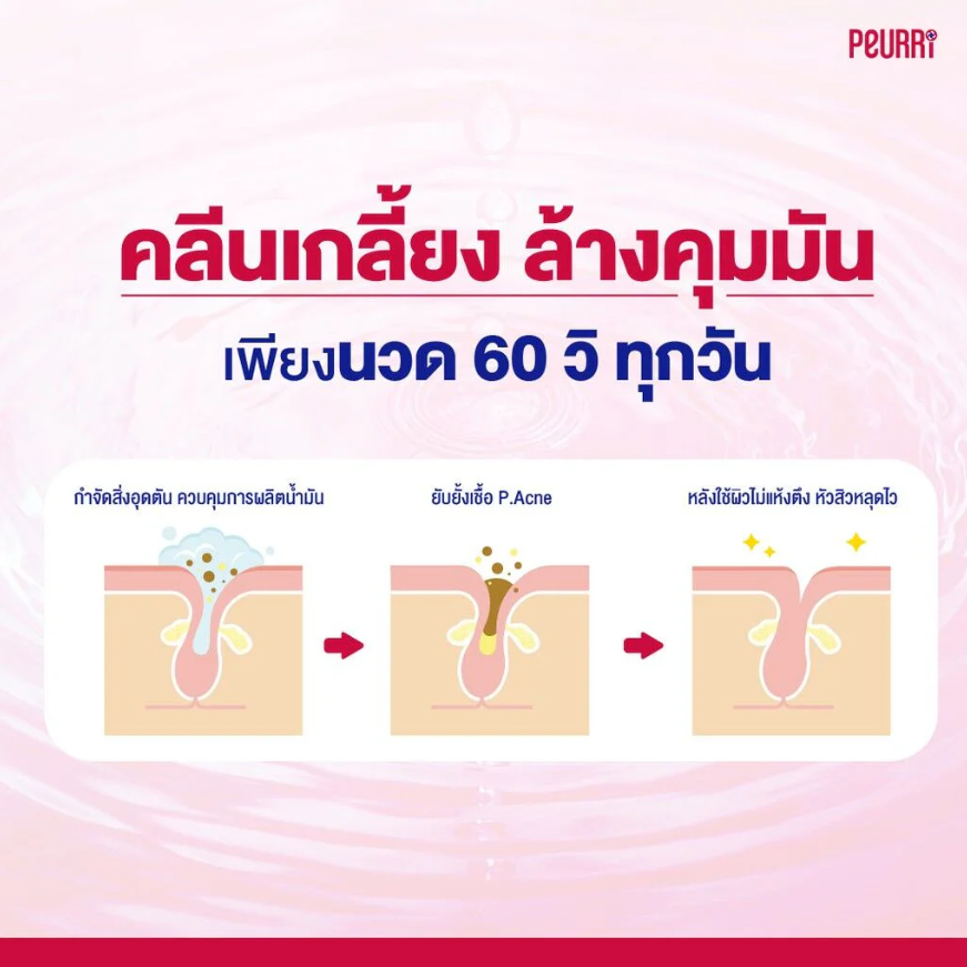 Peurri Acne Cleanser - 250ml for Clear Skin