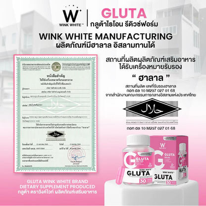 WinkWhite Gluta Capsules - 30 Count
