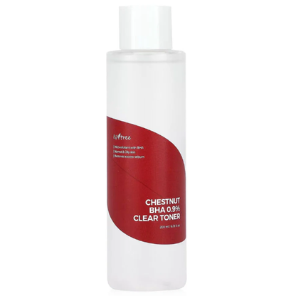 Isntree Chestnut BHA 0.9% Clear Toner - 200ml for Clear, Smooth Skin