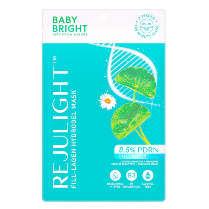 Baby Bright Rejulight Fill-lagen Hydrogel Mask 20g - Pack of 3 for Hydrating & Rejuvenating Skin