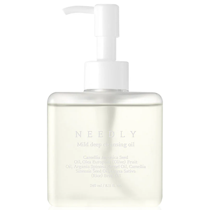 NEEDLY Mild Deep Cleansing Oil 240ml – Gentle Korean Face Cleanser