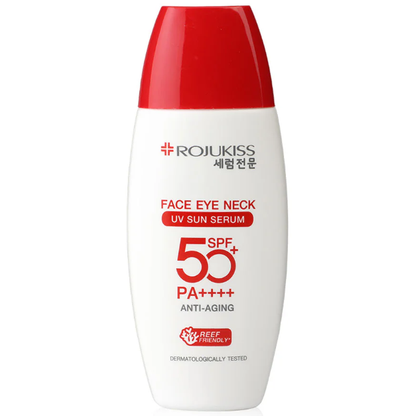 Rojukiss Face, Eye & Neck UV Sun Serum SPF50+ PA++++ 40g
