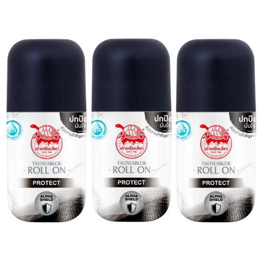 Taoyeblok Protect Roll-On Deodorant 30ml – Pack of 3 for All-Day Freshness