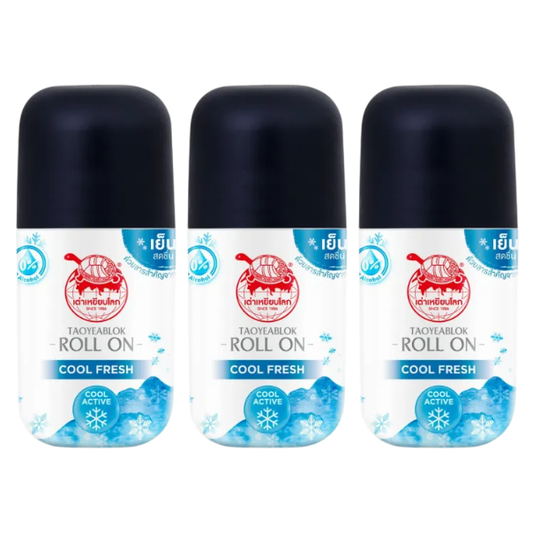 Taoyeblok Cool Fresh Roll-On Deodorant 30ml - Pack of 3
