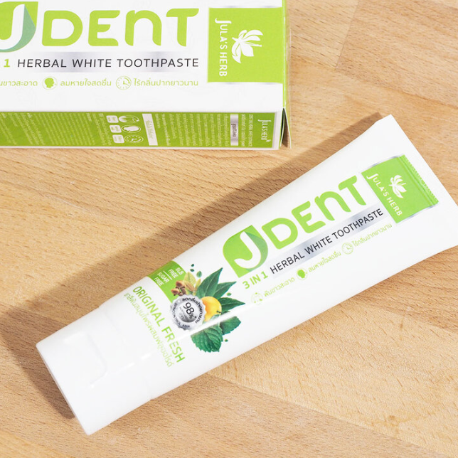 Jula's Herb JDENT 3IN1 Herbal White Toothpaste 70g - All-in-One Oral Care Solution