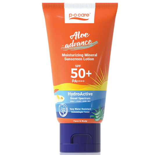 P.O.CARE Aloe Advance Mineral Sunscreen SPF50+ PA+++ 45ml