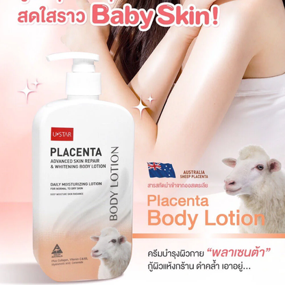 U-Star Placenta Advanced Skin Repair & Whitening Body Lotion 400g