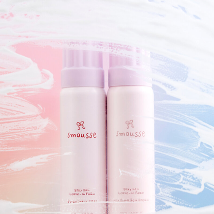 Smousse Silky Hair Leave-In Foam with Marshmallow & Vanilla Scent 100ml