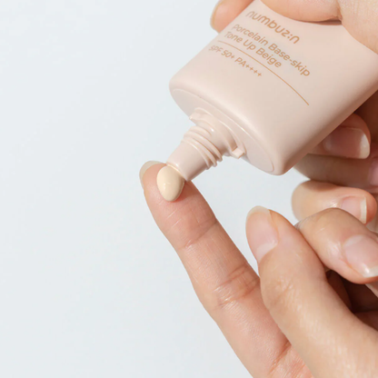 Numbuzin No.3 Porcelain Base – Tone Up Beige 50ml
