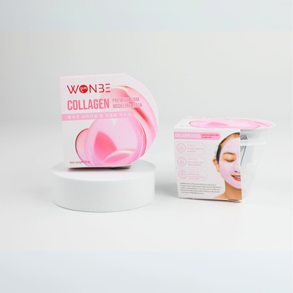 WONBE Collagen Premium Firm Modeling Mask - 24g (Pack of 3)