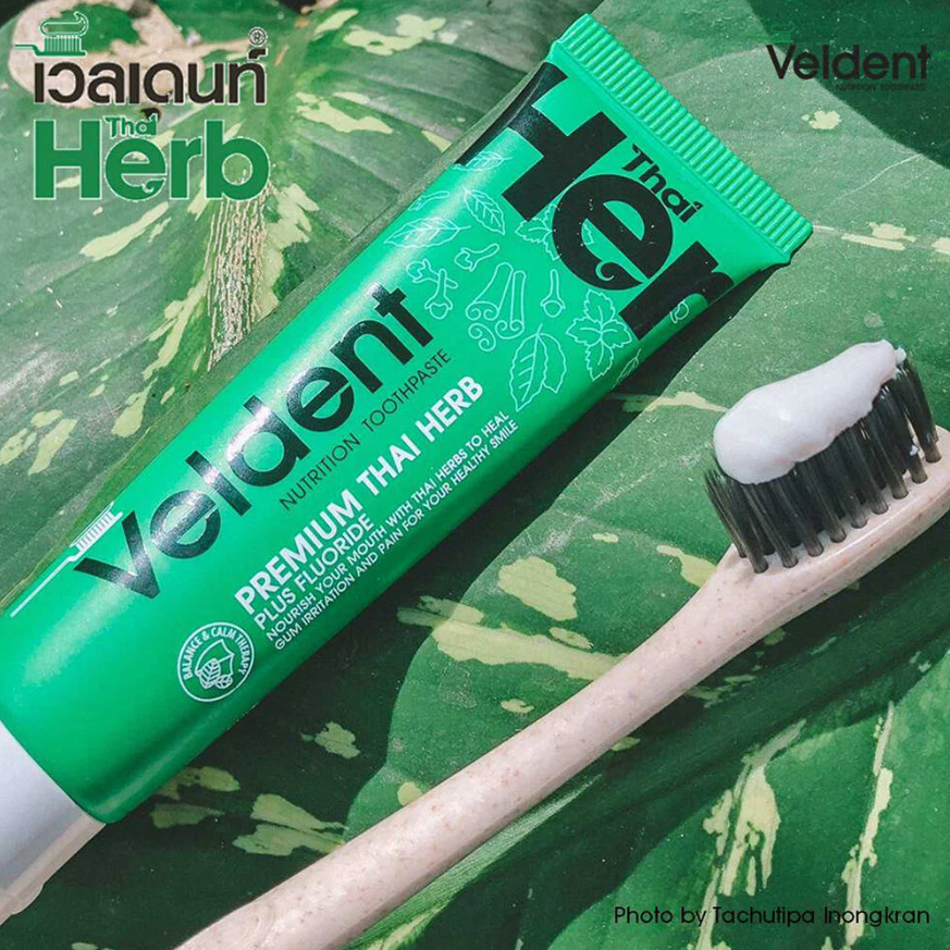 Veldent Premium Thai Herb Toothpaste 100g - Natural Oral Care