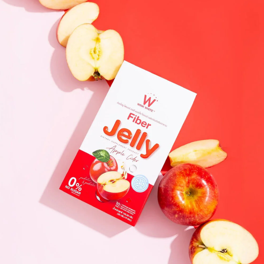 WinkWhite Fiber Jelly Apple Cider - 25g (5 Sachets)