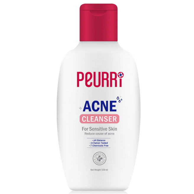 Peurri Acne Cleanser 100ml – Gentle Clarifying Formula for Oily & Sensitive Skin