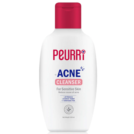 Peurri Acne Cleanser 100ml – Gentle Clarifying Formula for Oily & Sensitive Skin