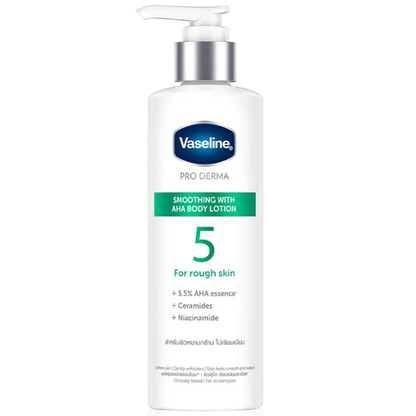 Vaseline – Pro Derma Smoothing mit AHA-Körperlotion Nr. 5, 250 ml.