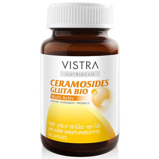 Vistra Nutribeau Ceramosides with Glutathione & Multi-Activ Complex - 30 Capsules