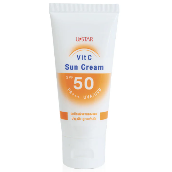 U-Star Vitamin C Sun Protect SPF50/PA+++ 50g – Broad Spectrum Sun Defense