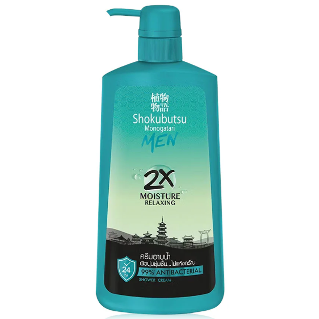 Shokubutsu Monogatari for Men Moisture & Relaxation Shower Cream 450ml