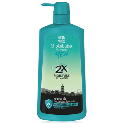 Shokubutsu Monogatari for Men Moisture & Relaxation Shower Cream 450ml