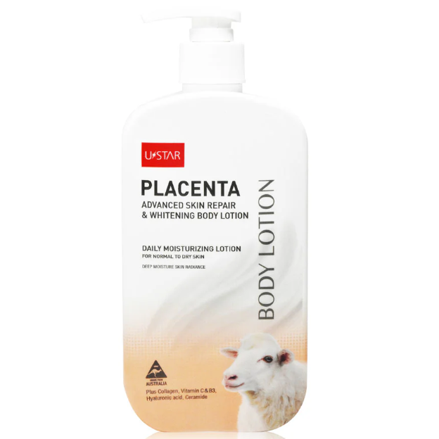 U-Star Placenta Advanced Skin Repair & Whitening Body Lotion 400g