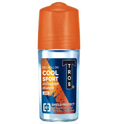 TROS Cool Sport Deodorant Roll-On 45ml – Pack of 3