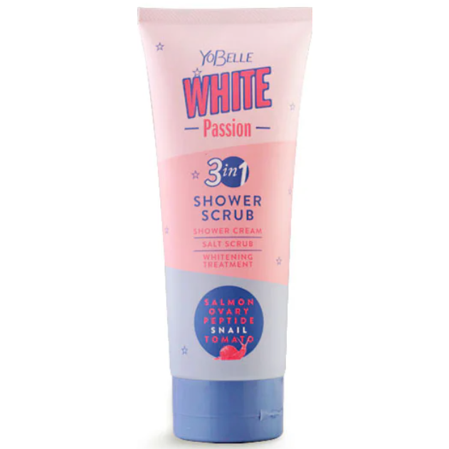 Yobelle White Passion Shower Scrub - 200g